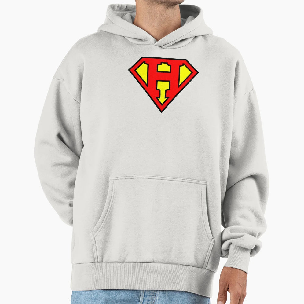 Letter H Super Letter Vol 1 Hoodie - Trendy Graphic Men Women - T-Shirt, Sweatshirt, Hoodie