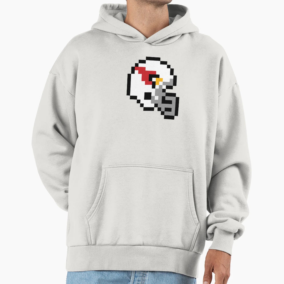 Arizona Cardinals 8 Bit Football Helmet Hoodie - Streetwear Style Unisex - T-Shirt, Sweatshirt, Hoodie