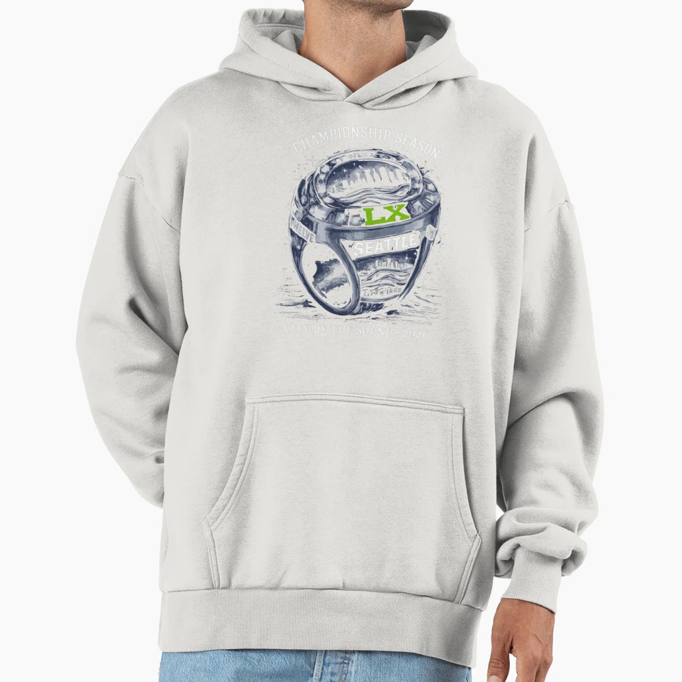 Seattle Seahawks Super Bowl 2026 Hoodie - Unique Graphic for Adults - T-Shirt, Sweatshirt, Hoodie