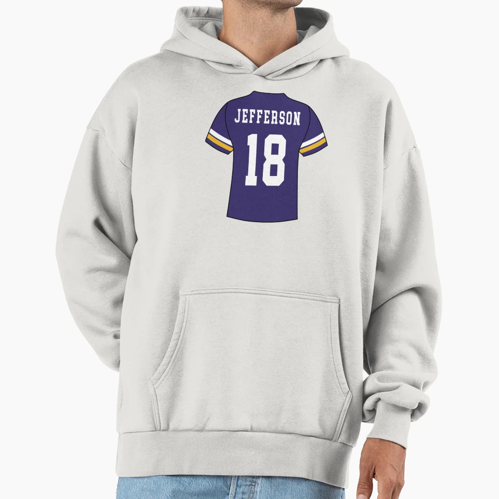 Jersey Sticke Hoodie - Streetwear Style for Adults - T-Shirt, Sweatshirt, Hoodie