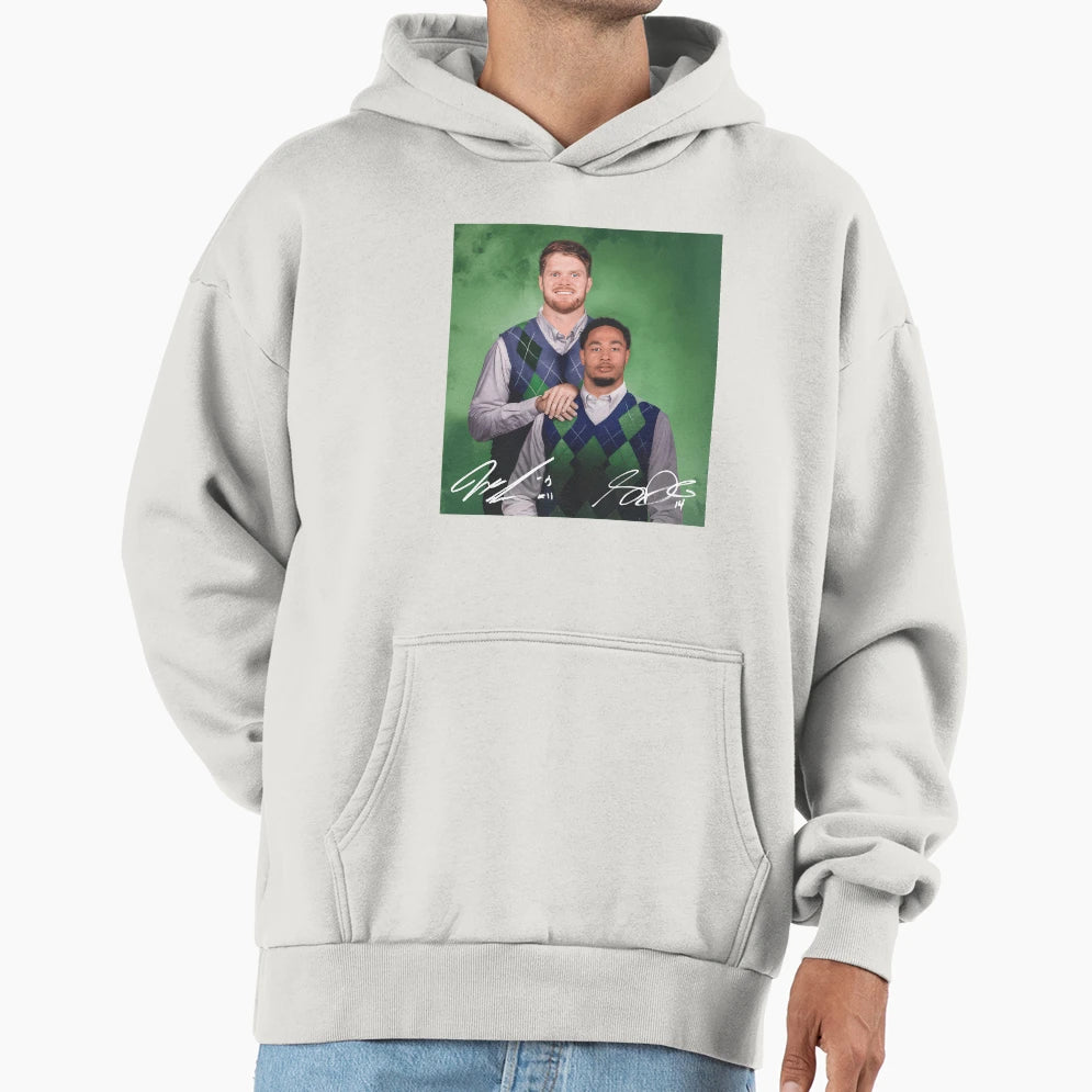 Football Sam Darnold Jaxon Smith Step Hoodie - Minimalist Print for Adults - T-Shirt, Sweatshirt, Hoodie