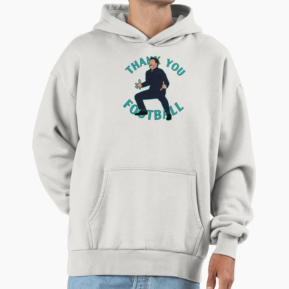 Mauricio Pochettino Thank You Hoodie - Casual Everyday Wear for Adults - T-Shirt, Sweatshirt, Hoodie