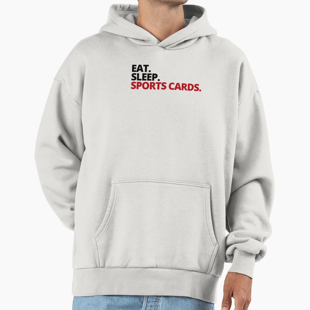 Sports Card Trader Hoodie - Fun Novelty Design for Adults - T-Shirt, Sweatshirt, Hoodie