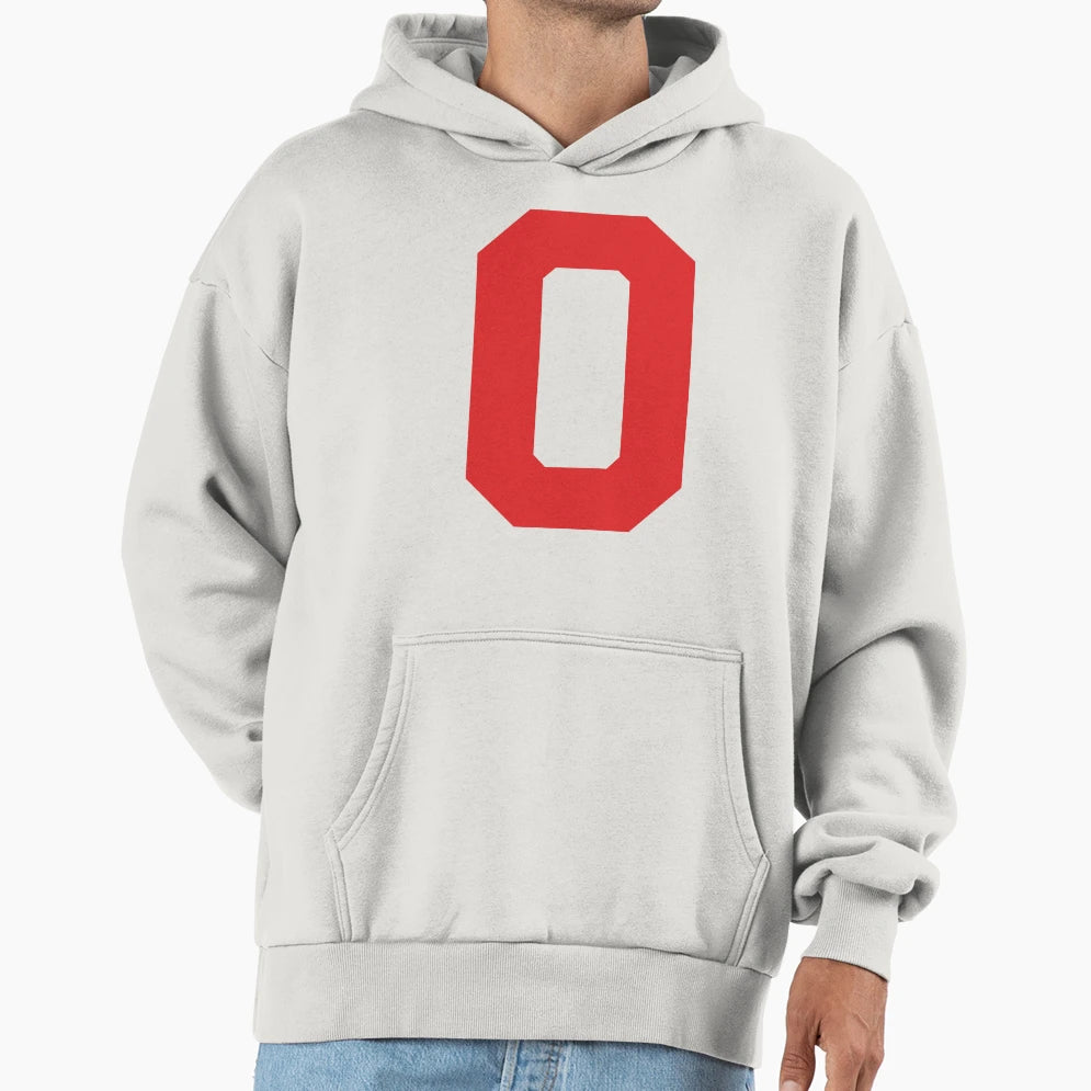 Number 0 Red Zero Sports Number 0 Hoodie - Unique Graphic for Adults - T-Shirt, Sweatshirt, Hoodie