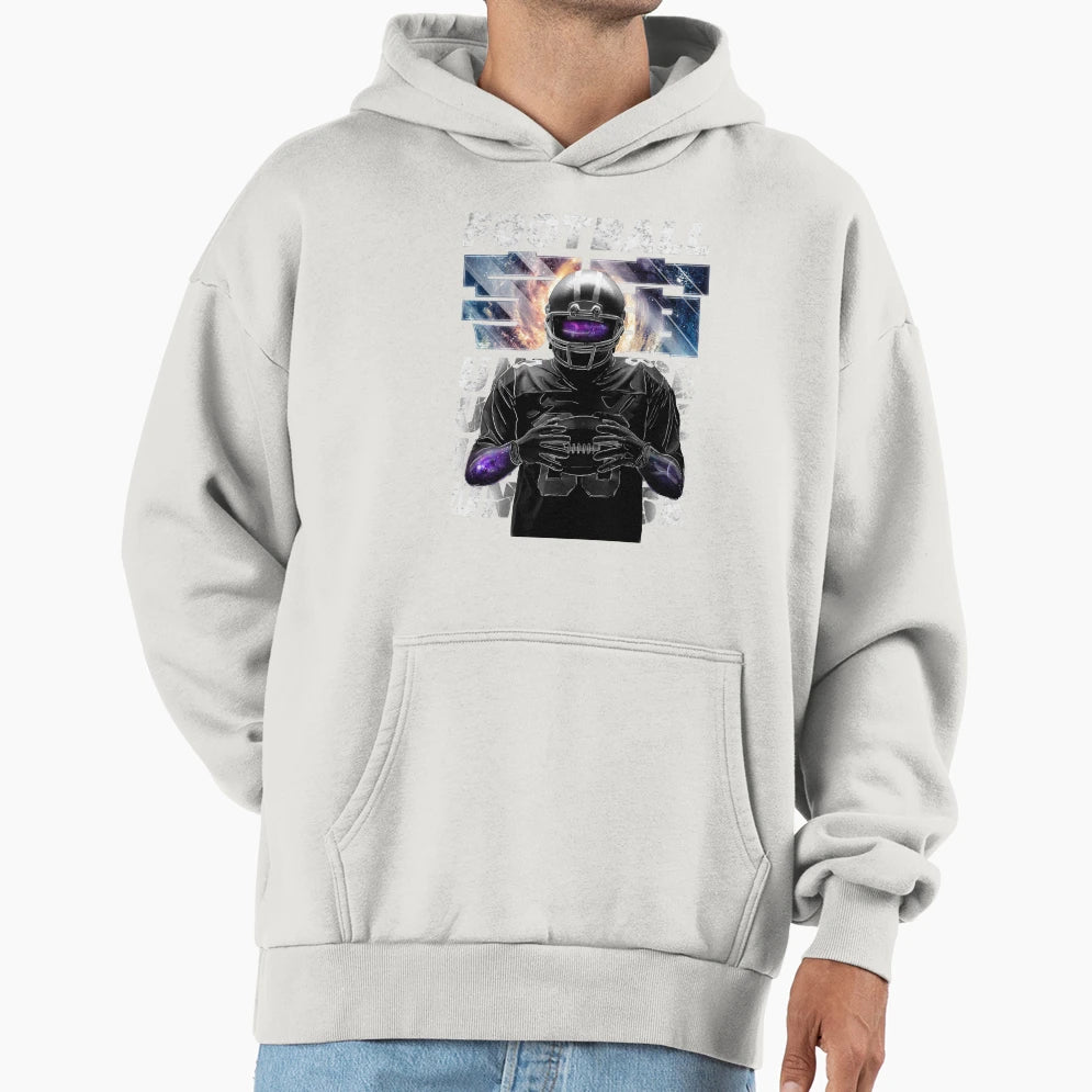 Universal Footballplayer Hoodie - Streetwear Style Men Women - T-Shirt, Sweatshirt, Hoodie