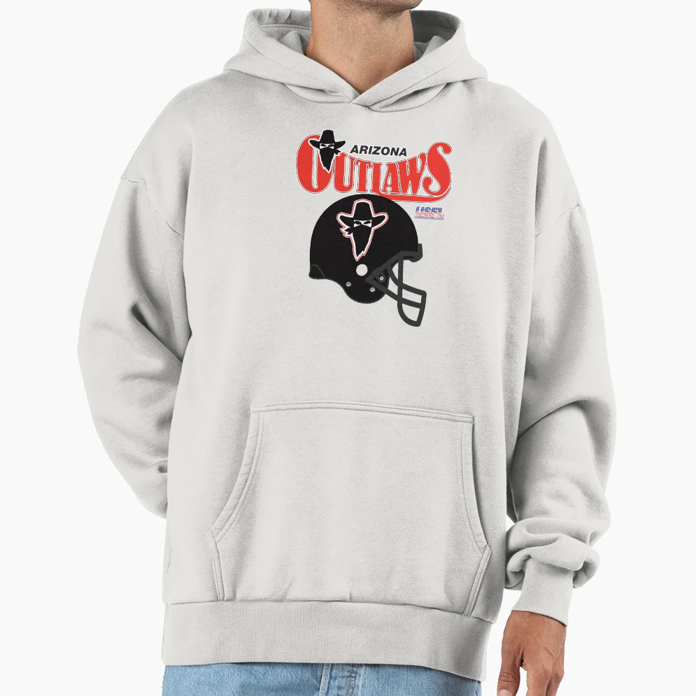 Arizona Outlaws Helmet Hoodie - Minimalist Print Unisex - T-Shirt, Sweatshirt, Hoodie