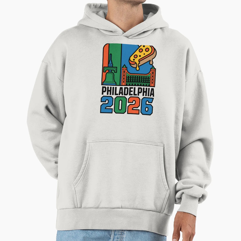 Philadelphia 2026 Liberty Bell Stadium T-Shirt - Trendy Graphic Unisex - T-Shirt, Sweatshirt, Hoodie