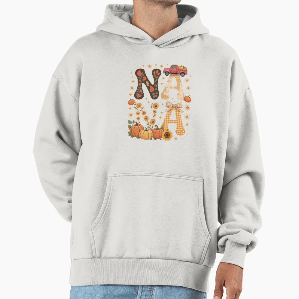 Gigi Pumpkin Fall Coquette Bow Hoodie - Streetwear Style Men Women - T-Shirt, Sweatshirt, Hoodie