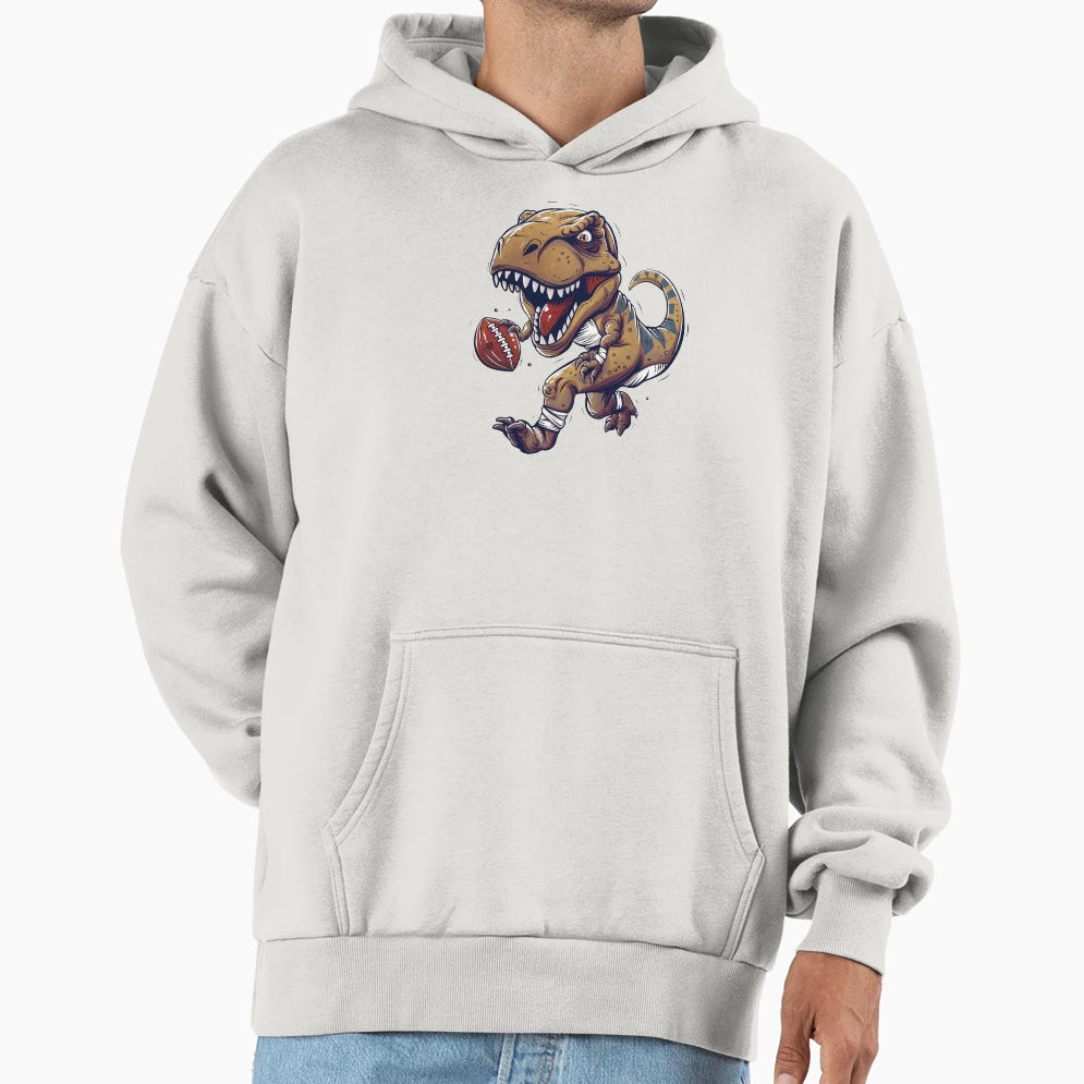 T Rex Raptor Football Hoodie - Custom Art Print Unisex - T-Shirt, Sweatshirt, Hoodie