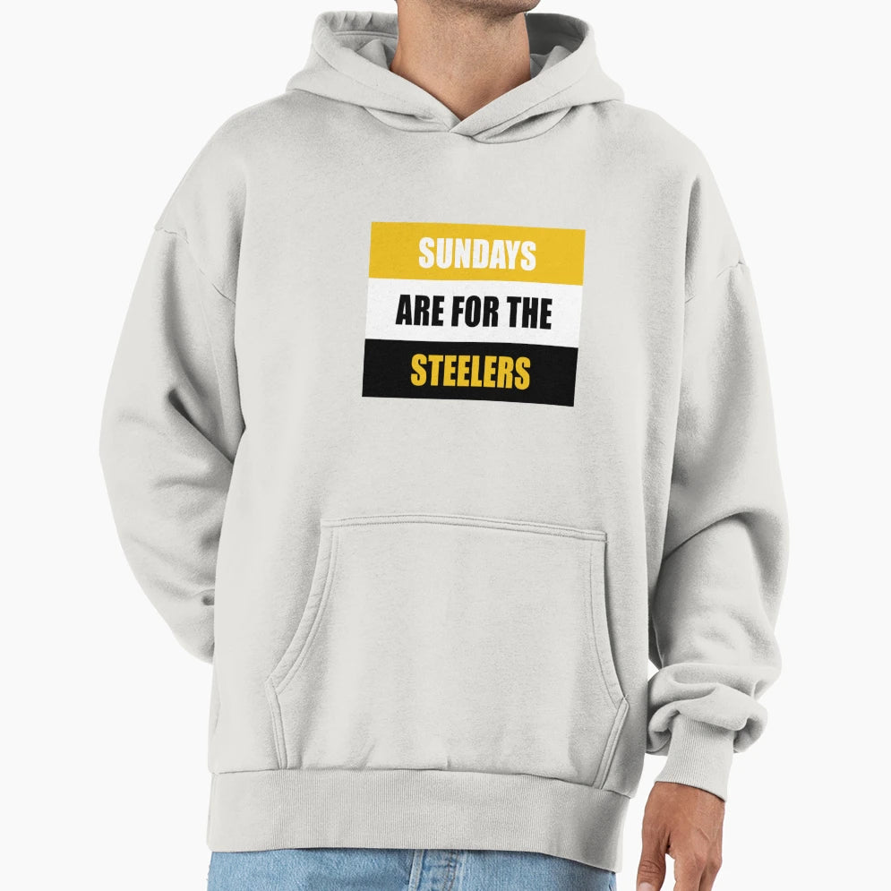 Sundays Are Steelers Hoodie - Unique Graphic Men Women - T-Shirt, Sweatshirt, Hoodie
