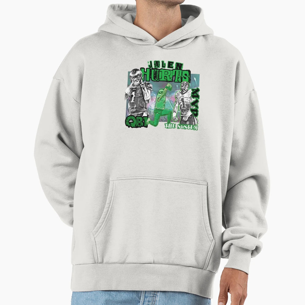 Quarterback Sports Player Championship Hoodie - Unique Graphic Men Women - T-Shirt, Sweatshirt, Hoodie