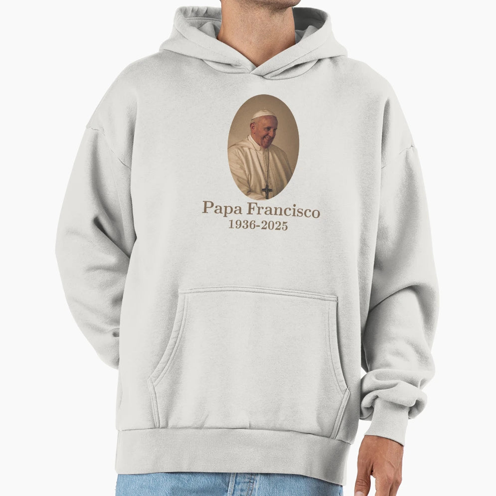 Pope Francis Hoodie - Trendy Graphic Unisex - T-Shirt, Sweatshirt, Hoodie