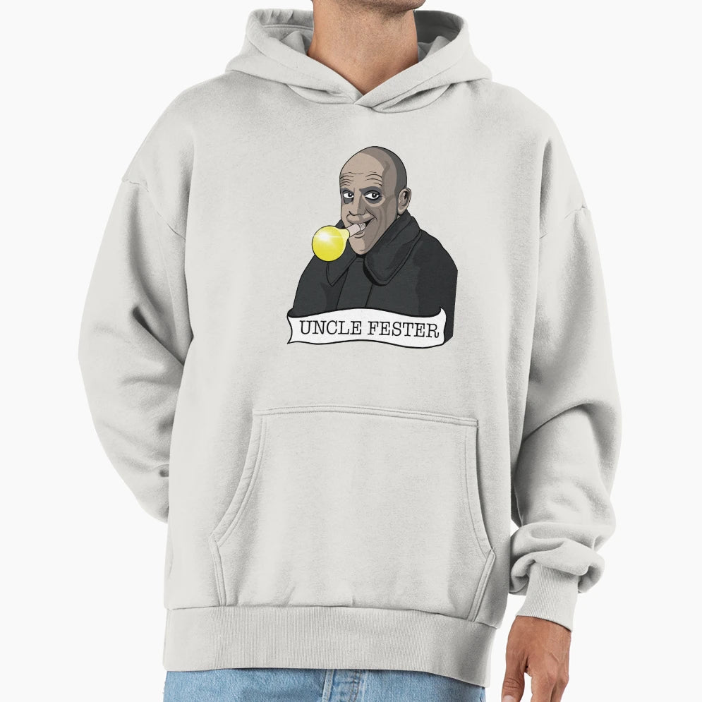 Uncle Fester Hoodie - Unique Graphic Men Women - T-Shirt, Sweatshirt, Hoodie