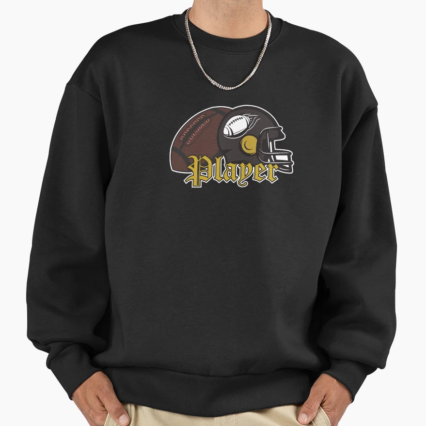 Rugby Player Sweatshirt - Streetwear Style Unisex - T-Shirt, Sweatshirt, Hoodie