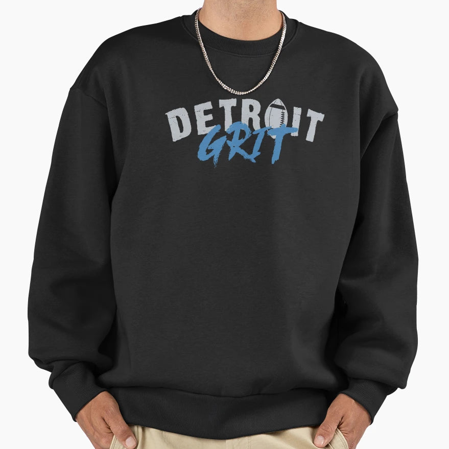 Detroit Grit Sweatshirt - Novelty Apparel Men Women - T-Shirt, Sweatshirt, Hoodie