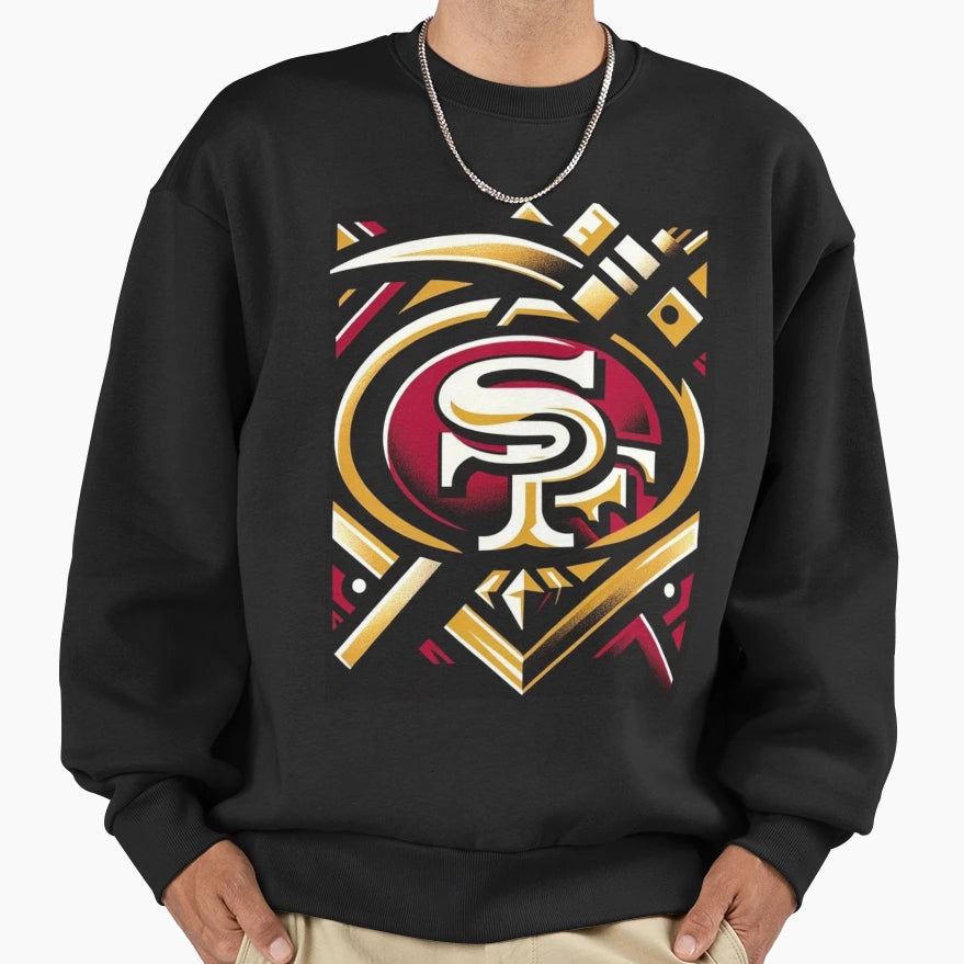 San Francisco 49Ers Sweatshirt - Aesthetic Graphic Unisex - T-Shirt, Sweatshirt, Hoodie
