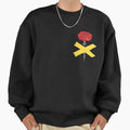 Rebel Red Carnation Sweatshirt - Novelty Apparel Unisex - T-Shirt, Sweatshirt, Hoodie