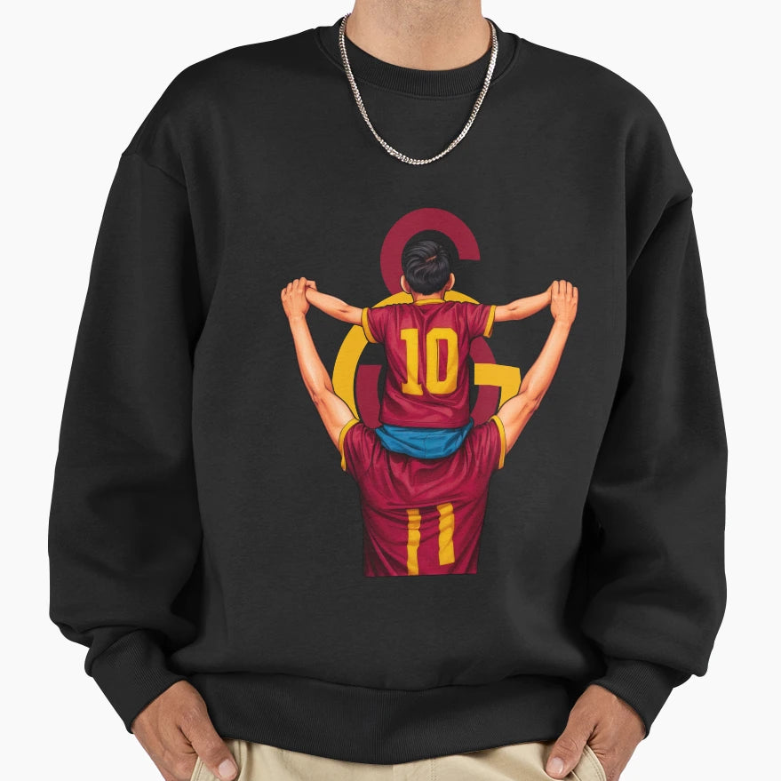 Aslanlar From Father To Son Sweatshirt - Minimalist Print for Adults - T-Shirt, Sweatshirt, Hoodie