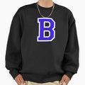 Varsity Letter B Sweatshirt - Aesthetic Graphic Men Women - T-Shirt, Sweatshirt, Hoodie