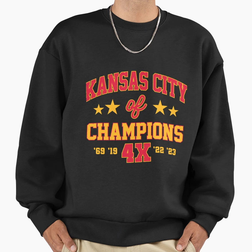 Art Kansas City Chiefs Sweatshirt - Graphic Print Unisex - T-Shirt, Sweatshirt, Hoodie