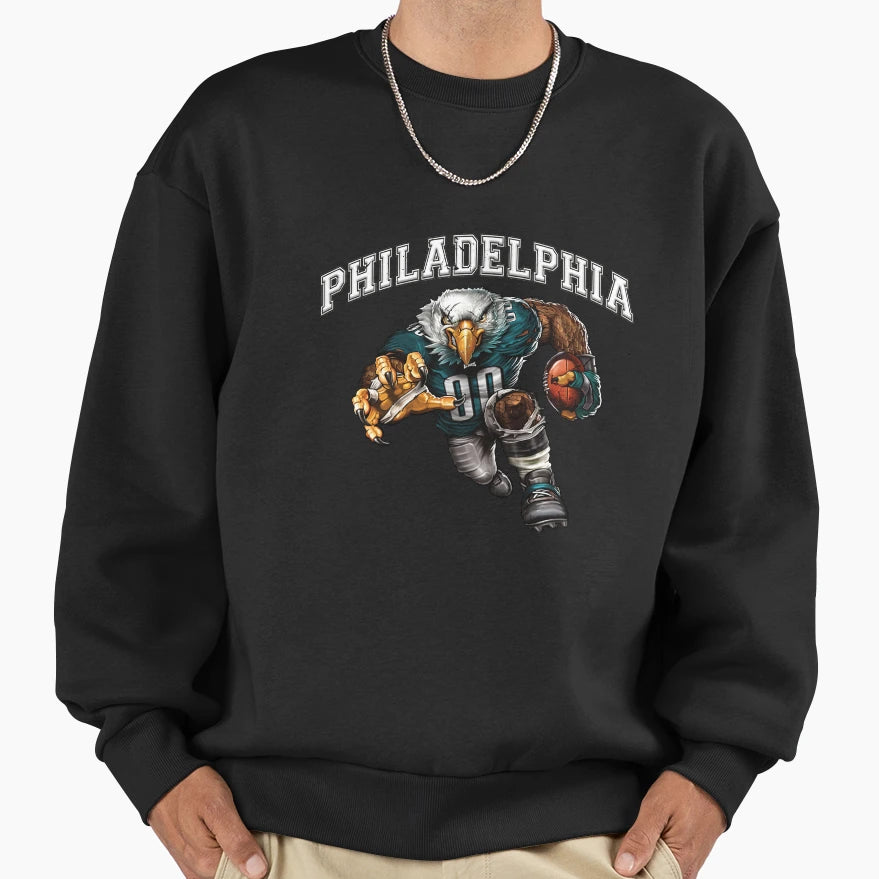Philadelphia Football Sweatshirt - Aesthetic Graphic Unisex - T-Shirt, Sweatshirt, Hoodie