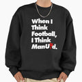 Manchester United Sweatshirt - Custom Art Print for Adults - T-Shirt, Sweatshirt, Hoodie
