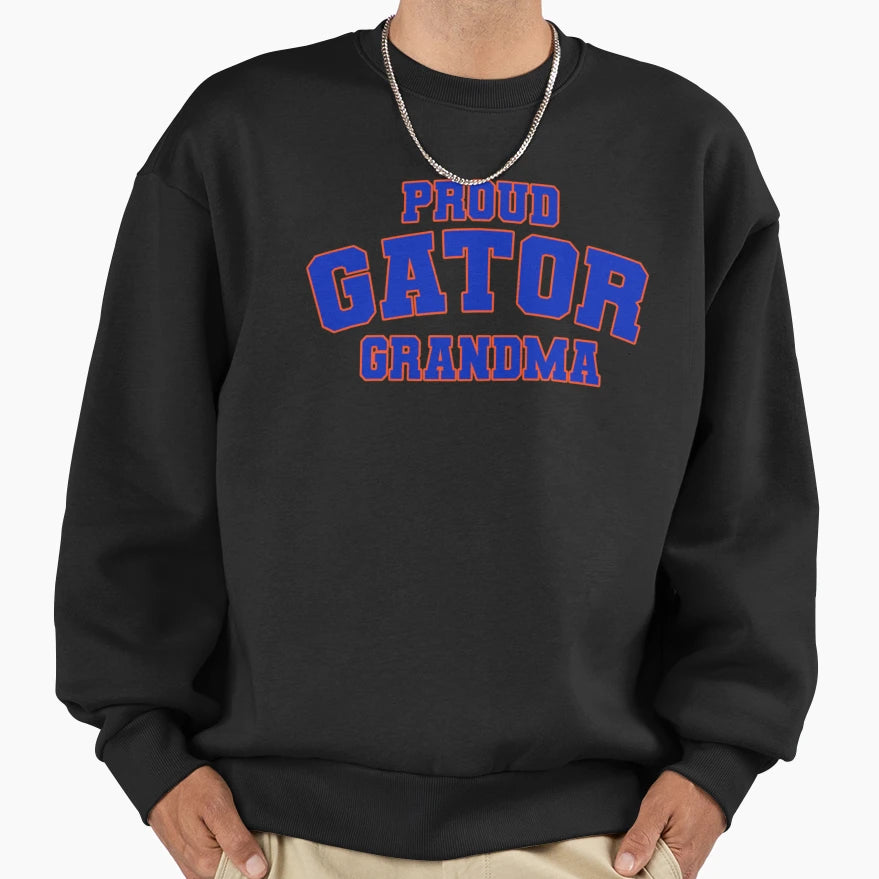 Proud Gator Grandma Sweatshirt - Minimalist Print Men Women - T-Shirt, Sweatshirt, Hoodie