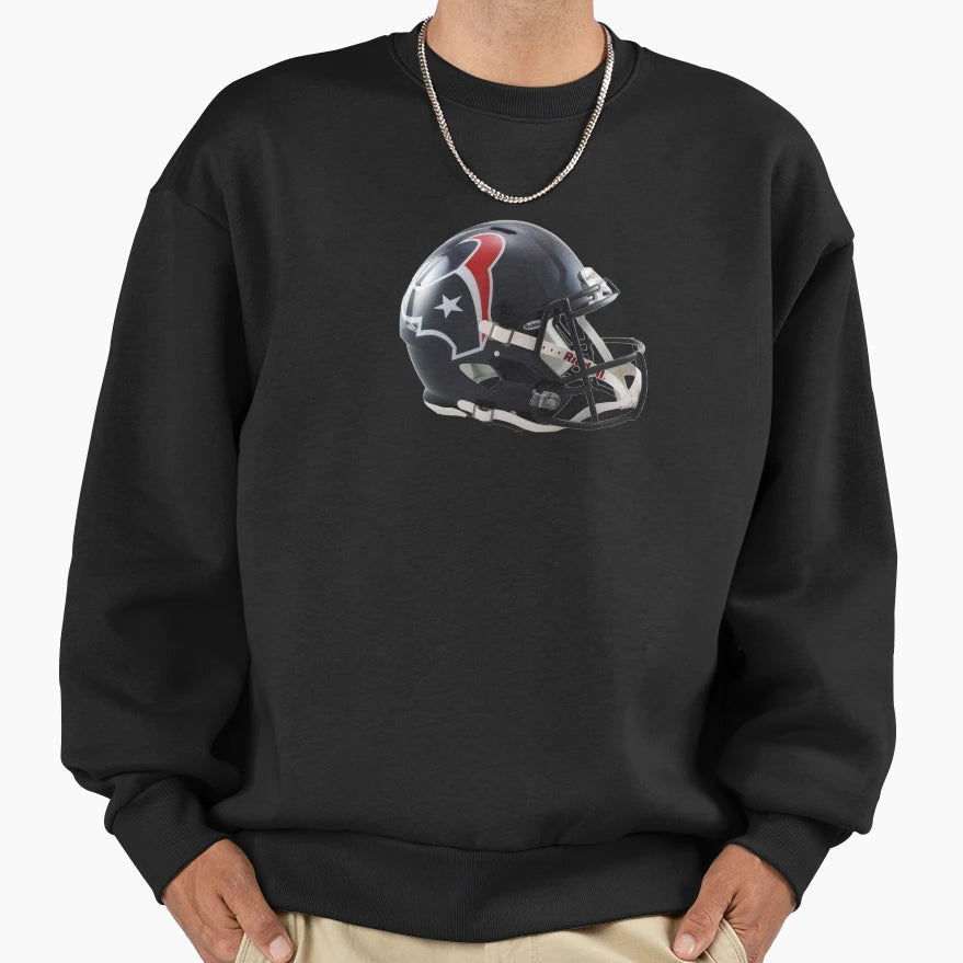 Helmet Texans Icon Sweatshirt - Unique Graphic Men Women - T-Shirt, Sweatshirt, Hoodie