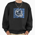 Seattle Seahawks Helmet 12Th Sweatshirt - Aesthetic Graphic Unisex - T-Shirt, Sweatshirt, Hoodie