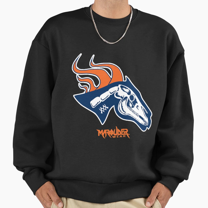 Denver Horse Known As Pestilence Sweatshirt - Unique Graphic for Adults - T-Shirt, Sweatshirt, Hoodie