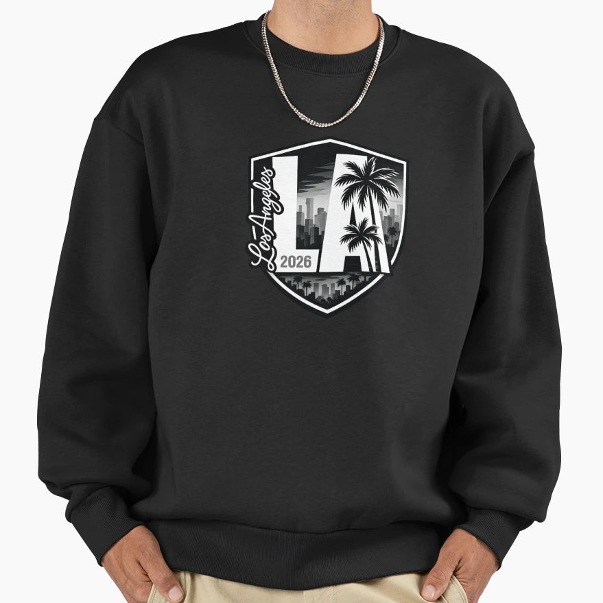 Los Angeles California City Sweatshirt - Fun Novelty Design Men Women - T-Shirt, Sweatshirt, Hoodie