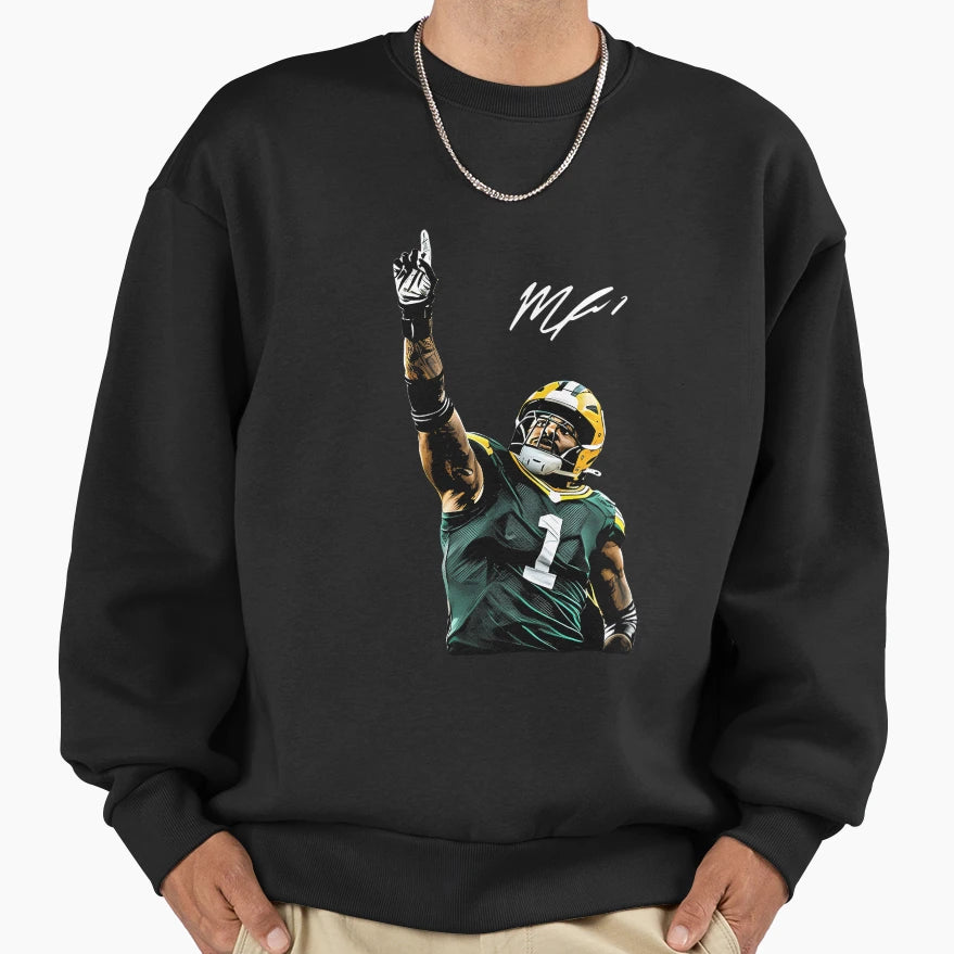MP One Up Signature Sweatshirt - Custom Art Print for Adults - T-Shirt, Sweatshirt, Hoodie
