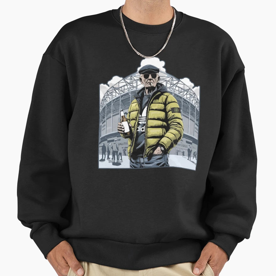 Casuals Hooligans Football Old Sweatshirt - Minimalist Print Men Women - T-Shirt, Sweatshirt, Hoodie