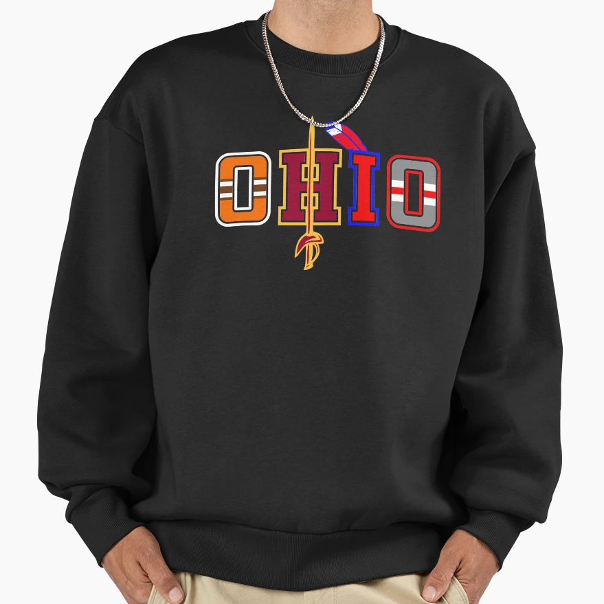 Ohio Native Ohioan Gift I Love Ohio Sweatshirt - Minimalist Print Unisex - T-Shirt, Sweatshirt, Hoodie