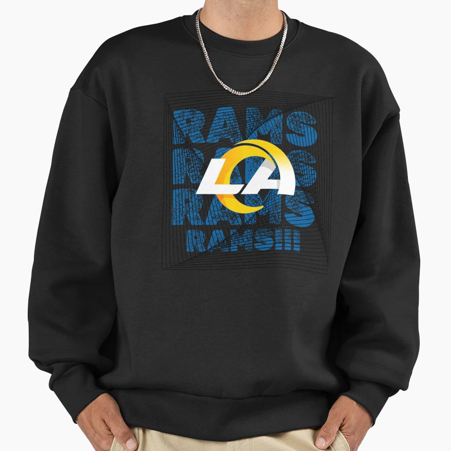 L Rams Sweatshirt - Minimalist Print Men Women - T-Shirt, Sweatshirt, Hoodie