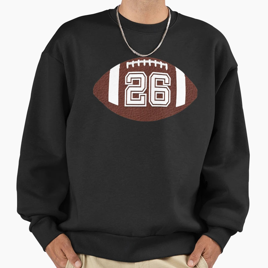 American Football Jersey No 26 Sweatshirt - Aesthetic Graphic for Adults - T-Shirt, Sweatshirt, Hoodie