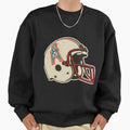 80S Oilers Helmet Defunct Sweatshirt - Aesthetic Graphic Men Women - T-Shirt, Sweatshirt, Hoodie