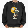 Snoopy Greenbay Packers Game Day Sweatshirt - Fun Novelty Design for Adults - T-Shirt, Sweatshirt, Hoodie