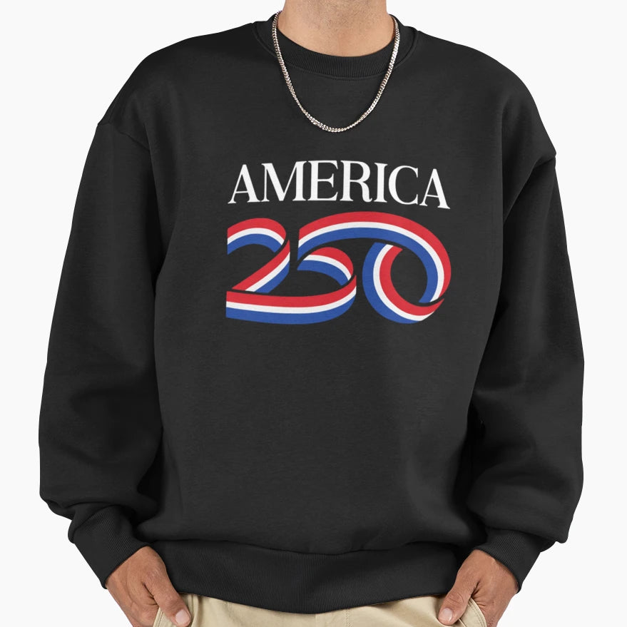 America 250 Patriotic Usa 1776 2026 Sweatshirt - Custom Art Print Unisex - T-Shirt, Sweatshirt, Hoodie