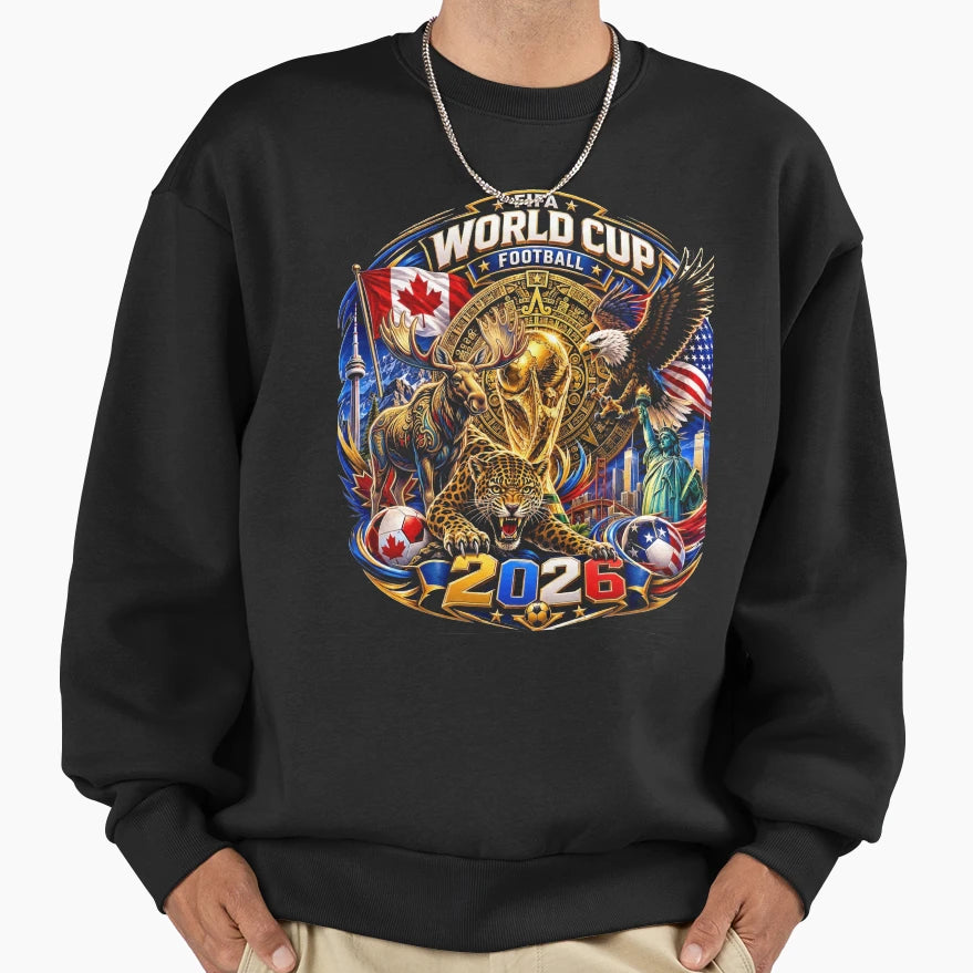 World Cup 2026 Sweatshirt - Trendy Graphic Unisex - T-Shirt, Sweatshirt, Hoodie