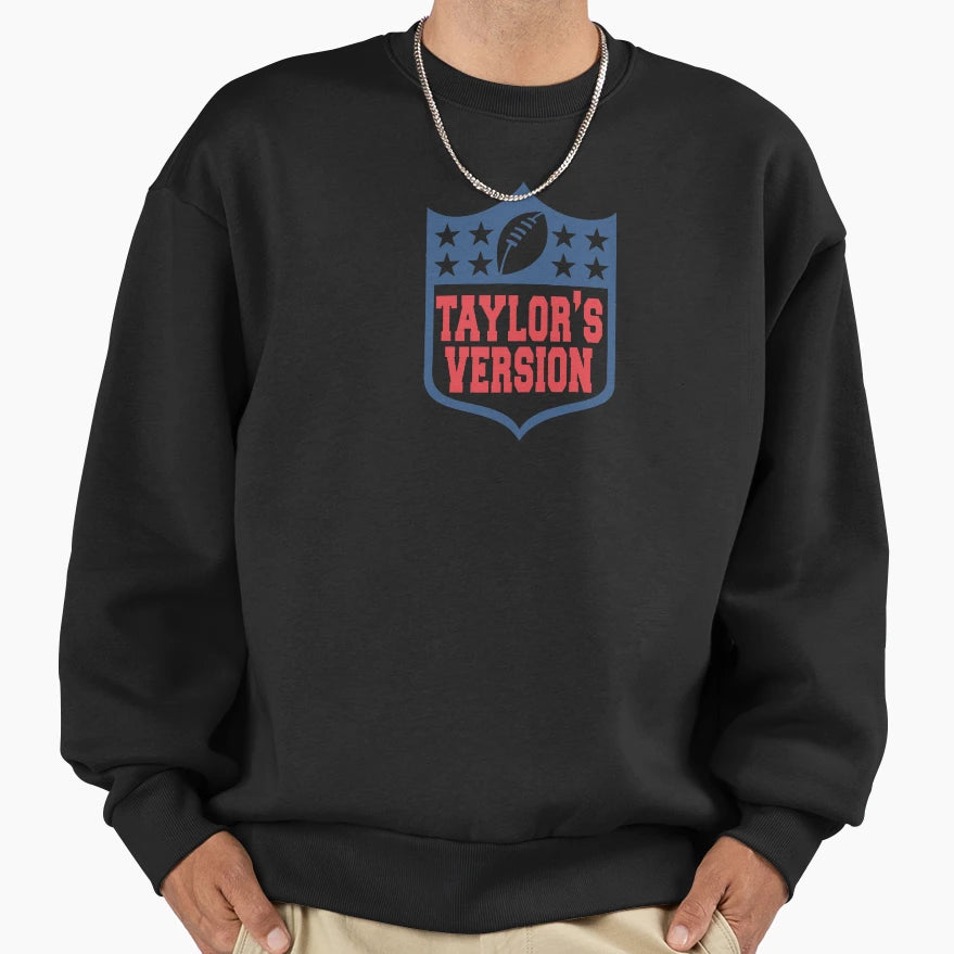 Taylors Version Football Travis Sweatshirt - Aesthetic Graphic Men Women - T-Shirt, Sweatshirt, Hoodie