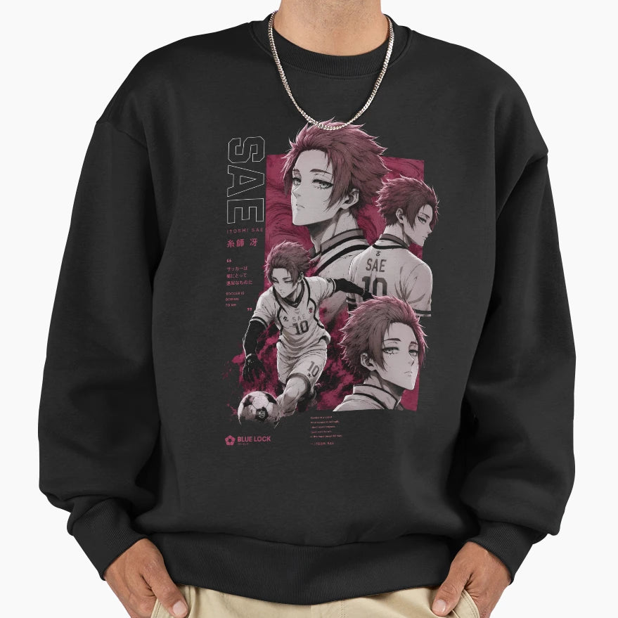Itoshi Sae Blue Lock Anime Elite Sweatshirt - Casual Everyday Wear Unisex - T-Shirt, Sweatshirt, Hoodie