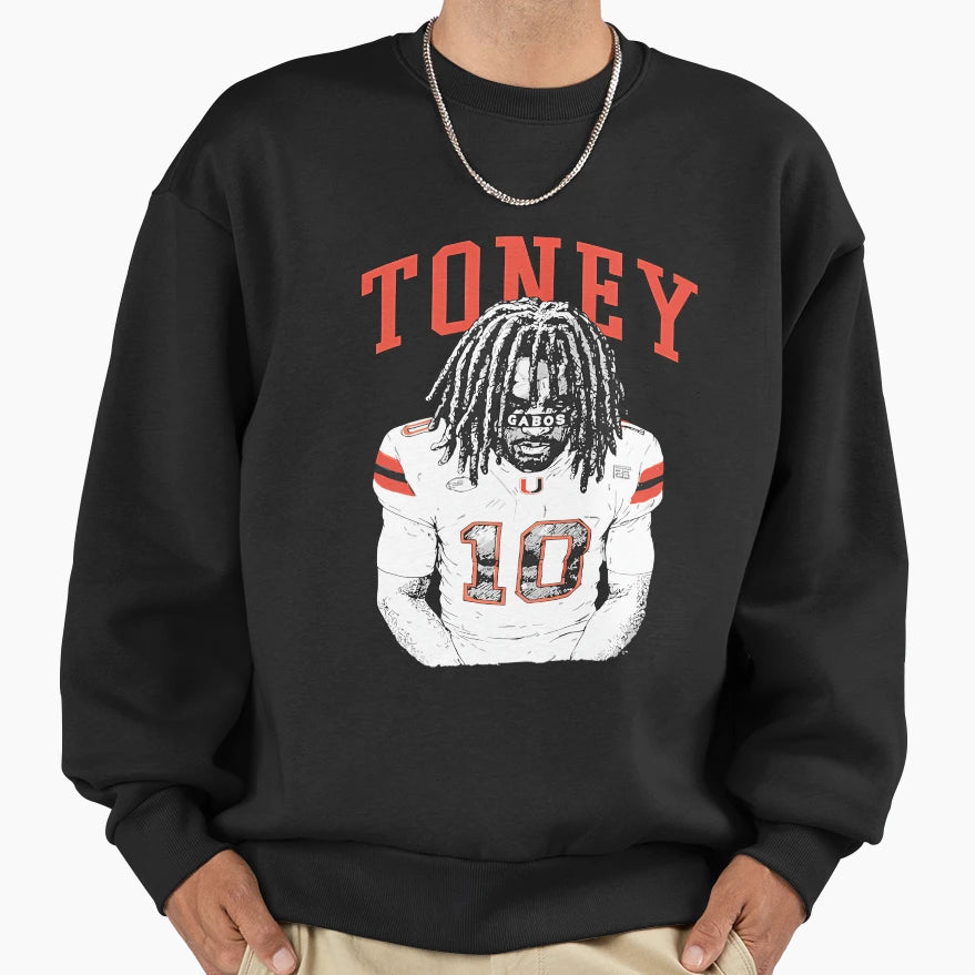 Malachi Toney 10 Sweatshirt - Minimalist Print Unisex - T-Shirt, Sweatshirt, Hoodie