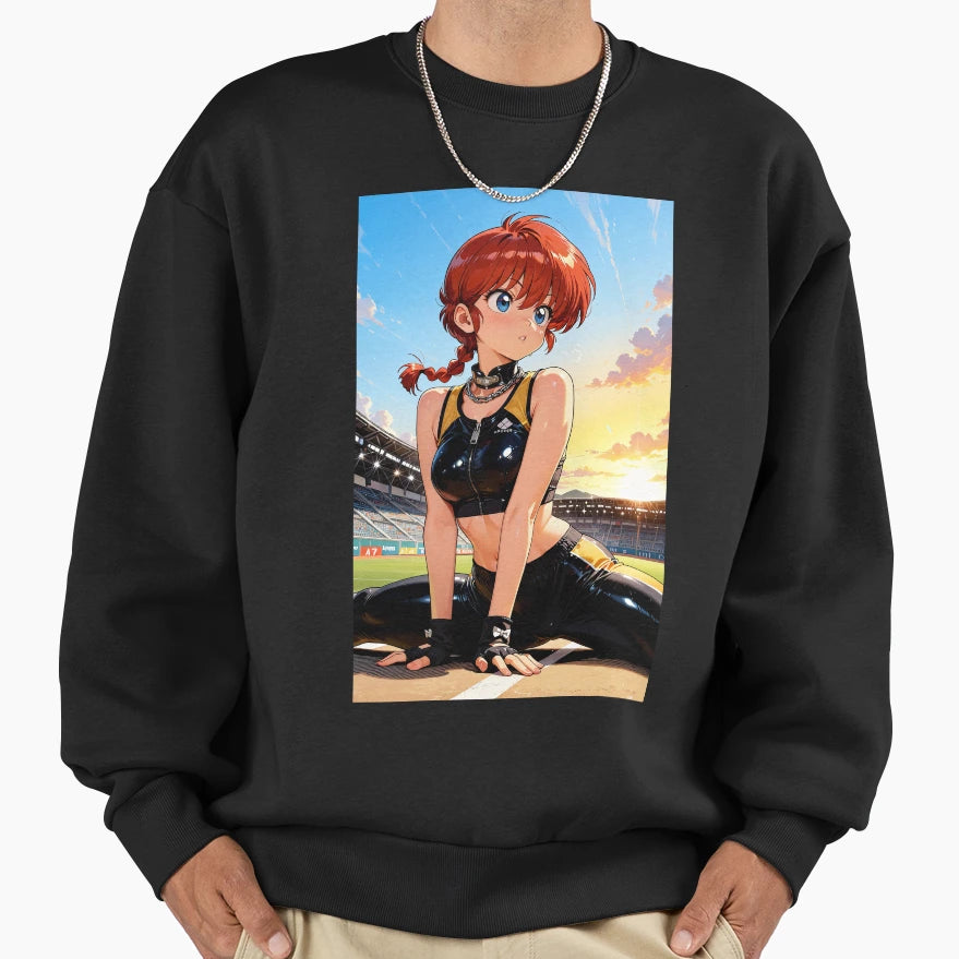 Saotome Anime Sweatshirt - Trendy Graphic for Adults - T-Shirt, Sweatshirt, Hoodie