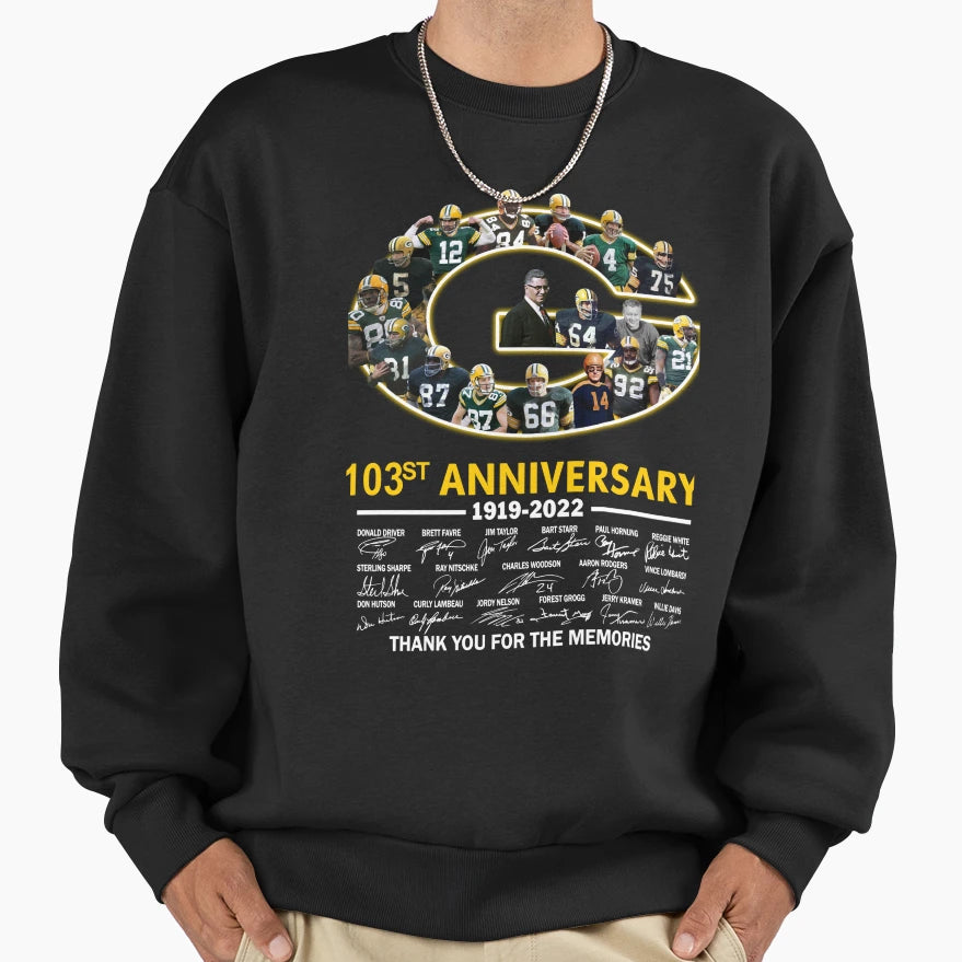Art Green Bay Packers Sweatshirt - Minimalist Print for Adults - T-Shirt, Sweatshirt, Hoodie