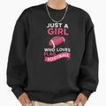 Just Who Loves Flag Football Sweatshirt - Casual Everyday Wear Unisex - T-Shirt, Sweatshirt, Hoodie