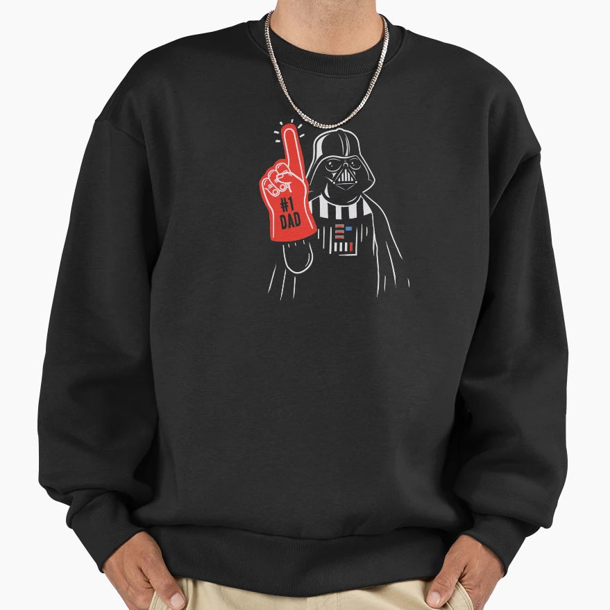 1 Dad Sweatshirt - Novelty Apparel for Adults - T-Shirt, Sweatshirt, Hoodie
