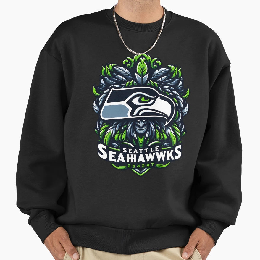 Seattle Seahawks Sweatshirt - Fun Novelty Design Unisex - T-Shirt, Sweatshirt, Hoodie