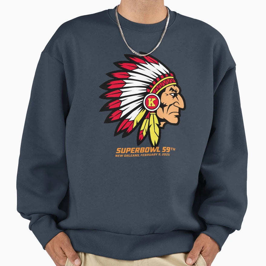Kansas City Chiefs Superbowl 59Th Sweatshirt - Unique Graphic Unisex - T-Shirt, Sweatshirt, Hoodie