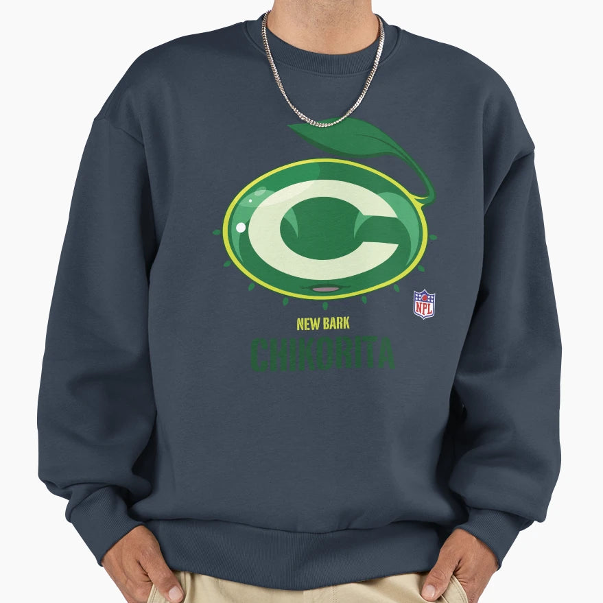 New Bark Chikorita Sweatshirt - Trendy Graphic Men Women - T-Shirt, Sweatshirt, Hoodie